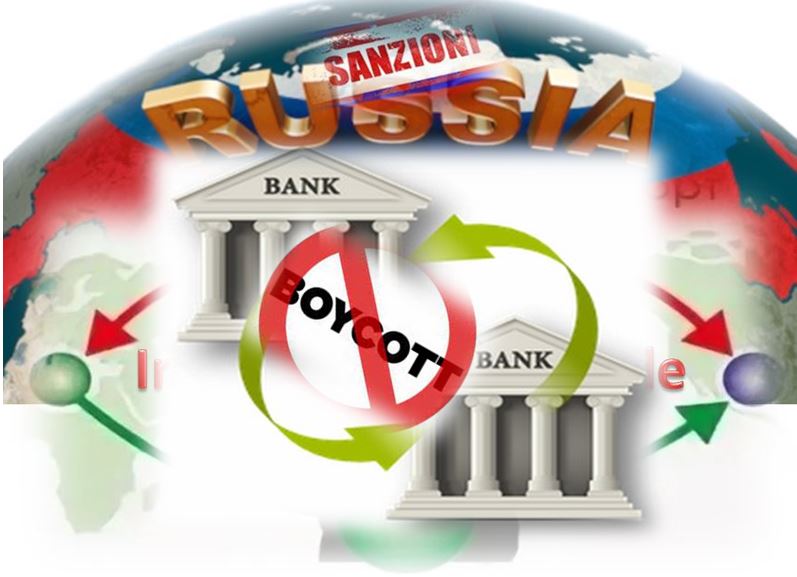 Boicottaggio delle banche italiane ai bonifici russi
